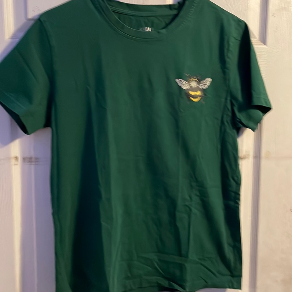 Dark Green Tee w/ Bee